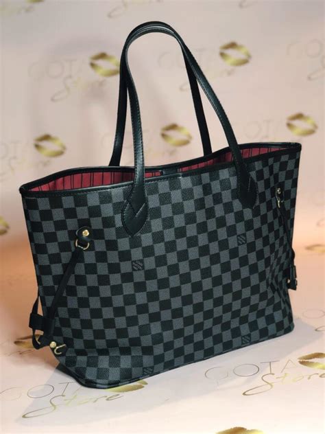 louis vuitton neverfull damier black|authentic louis vuitton neverfull gm.